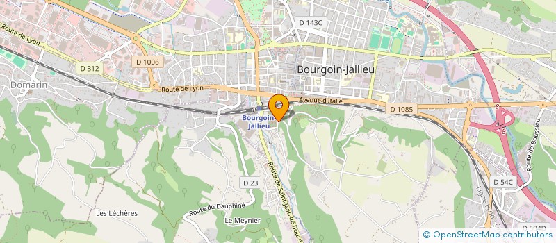 localisation de l'entreprise MADAME NATHALIE RAZAIHARIMANANA  BOURGOIN-JALLIEU