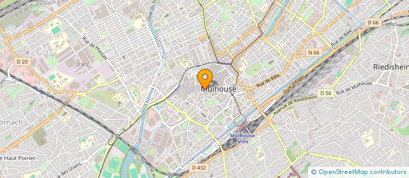 localisation de l'entreprise MADAME NATHALIE RAZZINI  MULHOUSE