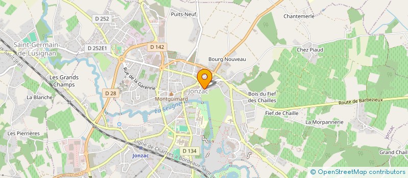 localisation de l'entreprise MADAME NATHALIE REAUX  JONZAC