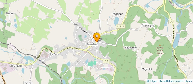 localisation de l'entreprise MADAME NATHALIE REBEIX à NANTIAT