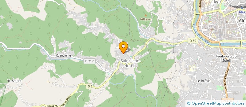 localisation de l'entreprise MADAME NATHALIE REBOUL  SAINT-JEAN-DU-PIN