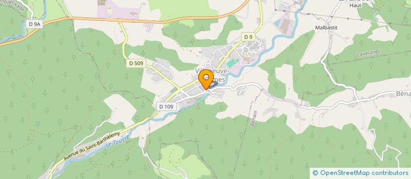 localisation de l'entreprise MADAME NATHALIE RECH à VILLENEUVE-D'OLMES