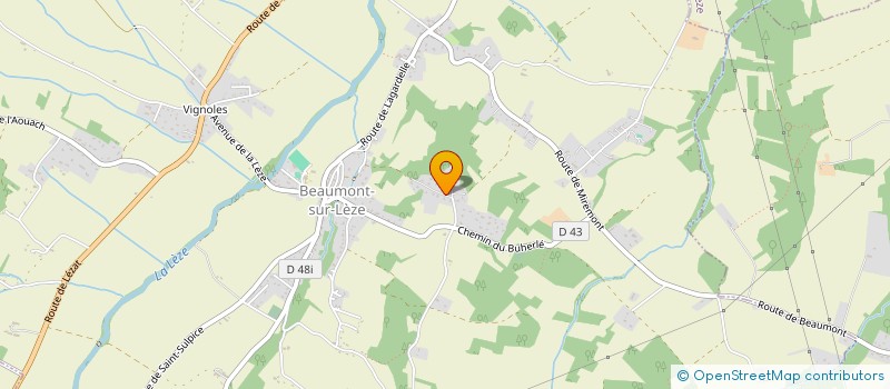 localisation de l'entreprise MADAME NATHALIE REDONNET  BEAUMONT-SUR-LEZE