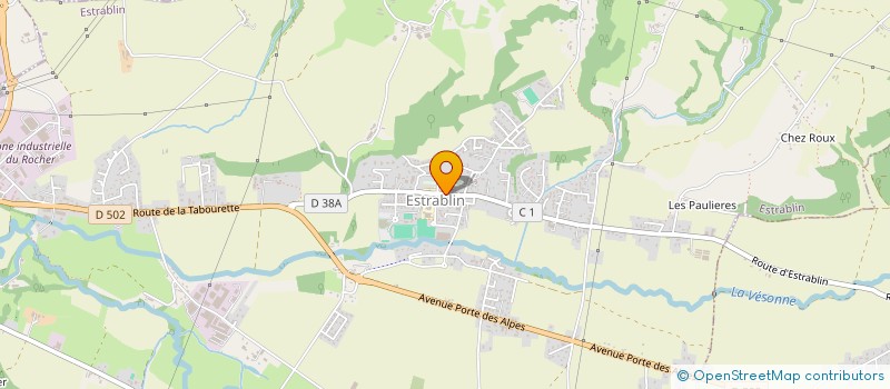 localisation de l'entreprise MADAME NATHALIE REGHELLIN  ESTRABLIN