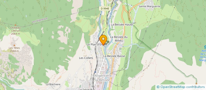 localisation de l'entreprise MADAME NATHALIE REGIS à L'ARGENTIERE-LA-BESSEE