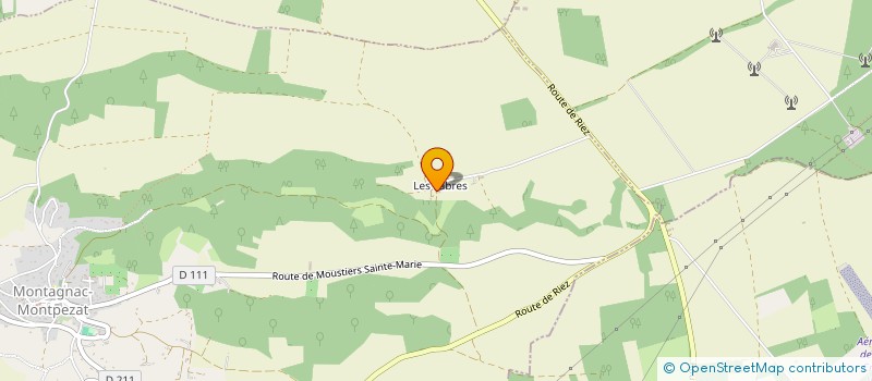 localisation de l'entreprise MADAME NATHALIE REILLE  MONTAGNAC-MONTPEZAT