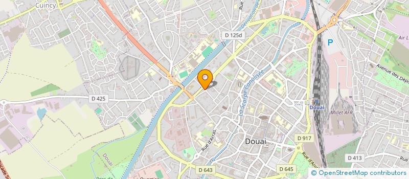 localisation de l'entreprise MADAME NATHALIE REILLON-LAPORTE à DOUAI