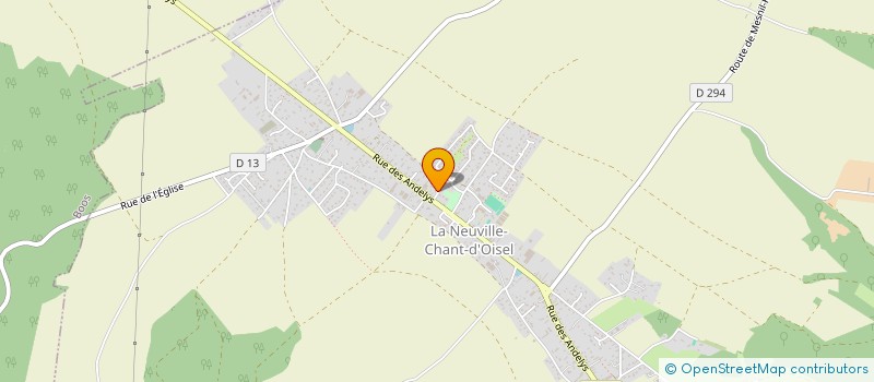 localisation de l'entreprise MADAME NATHALIE REMILLIER  LA NEUVILLE-CHANT-D'OISEL