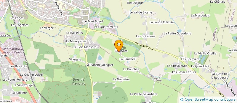 localisation de l'entreprise MADAME NATHALIE RENARD  CHANTEPIE