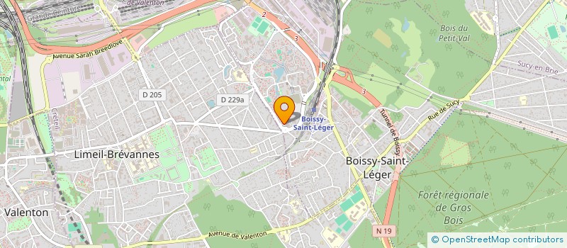 localisation de l'entreprise MADAME NATHALIE RENARD à BOISSY-SAINT-LEGER