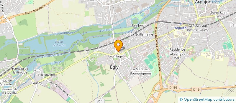 localisation de l'entreprise MADAME NATHALIE RENAUD  EGLY