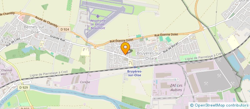 localisation de l'entreprise MADAME NATHALIE RENAUD  BRUYERES-SUR-OISE