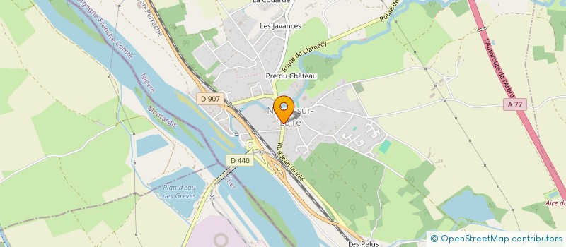 localisation de l'entreprise MADAME NATHALIE RENAULT à NEUVY-SUR-LOIRE