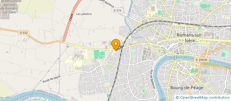 localisation de l'entreprise MADAME NATHALIE RENAULT  ROMANS-SUR-ISERE