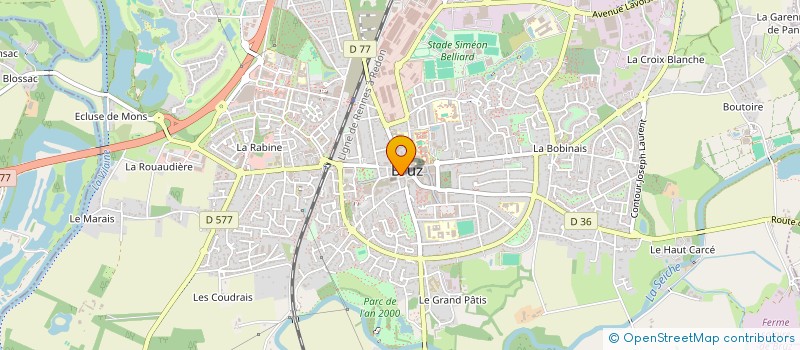 localisation de l'entreprise MADAME NATHALIE RENAULT  BRUZ