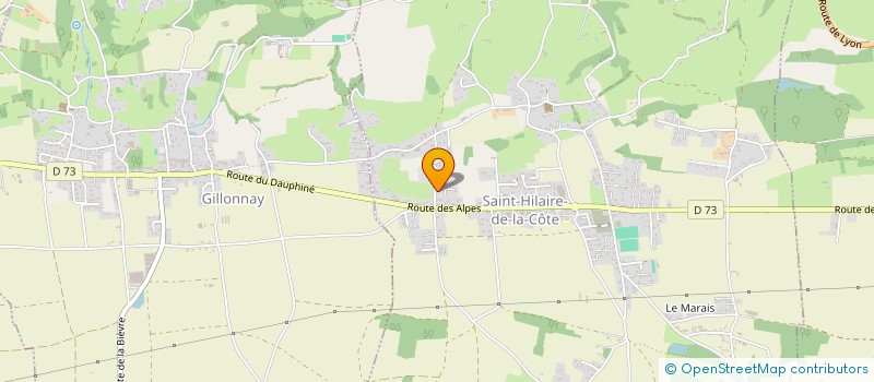 localisation de l'entreprise MADAME NATHALIE RENEE CLAUD KOENIG  SAINT-HILAIRE-DE-LA-COTE