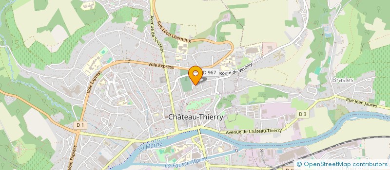 localisation de l'entreprise MADAME NATHALIE RENONCOURT à CHATEAU-THIERRY