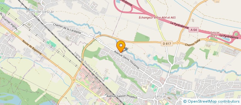 localisation de l'entreprise MADAME NATHALIE REVARDEAU  LESCAR