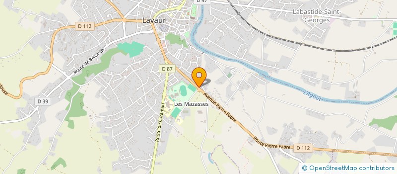 localisation de l'entreprise MADAME NATHALIE REX  LACOUGOTTE CADOUL