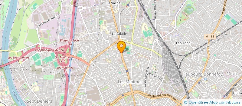 localisation de l'entreprise MADAME NATHALIE REY à TOULOUSE