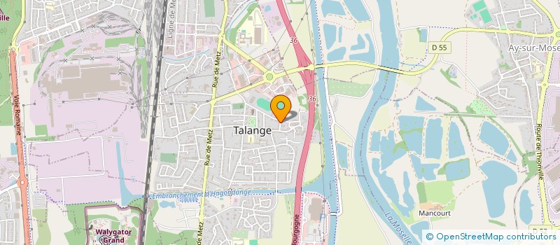 localisation de l'entreprise MADAME NATHALIE RIBARDIERE  TALANGE