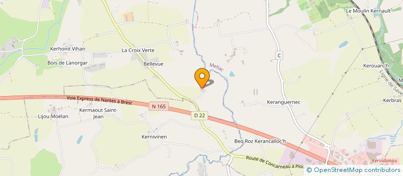 localisation de l'entreprise MADAME NATHALIE RIBAUD  LE TREVOUX