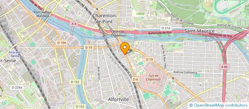 localisation de l'entreprise MADAME NATHALIE RIBEIRO  MAISONS-ALFORT