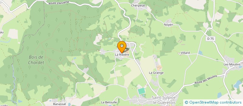 localisation de l'entreprise MADAME NATHALIE RIBOULET à SAINT-SULPICE-LE-GUERETOIS