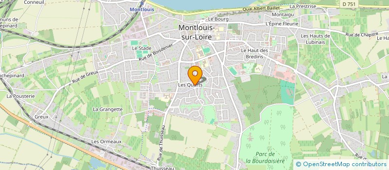 localisation de l'entreprise MADAME NATHALIE RIBREAU  MONTLOUIS-SUR-LOIRE