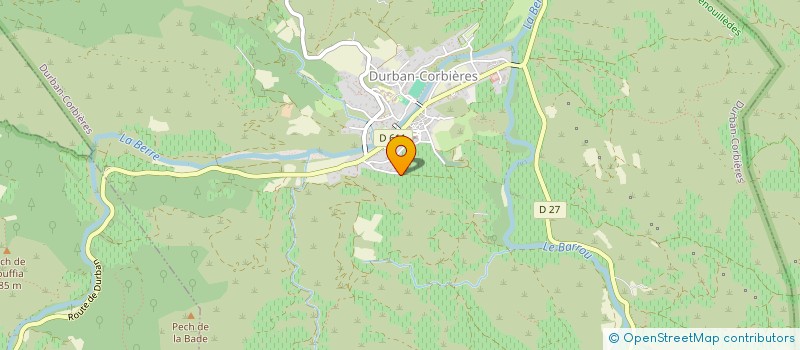 localisation de l'entreprise MADAME NATHALIE RICHARD  DURBAN-CORBIERES