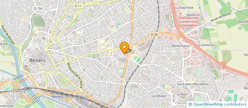 localisation de l'entreprise MADAME NATHALIE RICHE à BEZIERS