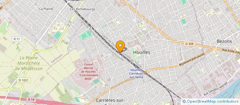 localisation de l'entreprise MADAME NATHALIE RICHON à HOUILLES
