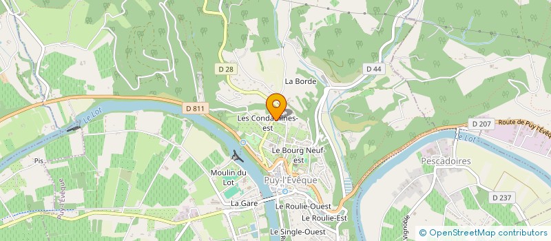 localisation de l'entreprise MADAME NATHALIE RIGAL  PUY-L'EVEQUE