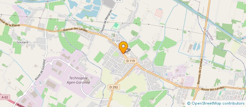 localisation de l'entreprise MADAME NATHALIE RIGAUDIE  BRAX