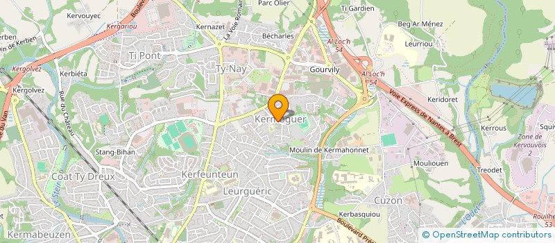 localisation de l'entreprise MADAME NATHALIE RINGEISEN à QUIMPER