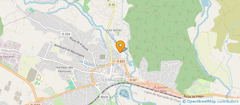 localisation de l'entreprise MADAME NATHALIE RIOS-GARRIDO  LE MUY