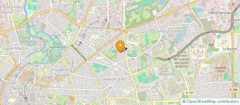 localisation de l'entreprise MADAME NATHALIE RIOU  RENNES