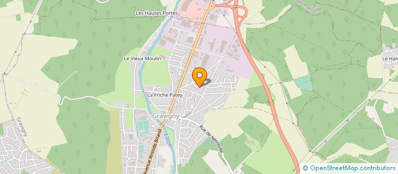 localisation de l'entreprise MADAME NATHALIE RISTIC à GRAVIGNY