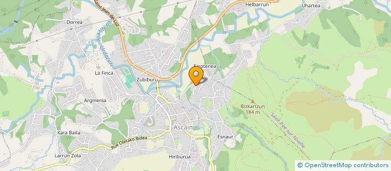 localisation de l'entreprise MADAME NATHALIE RITZ  ASCAIN