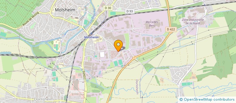 localisation de l'entreprise MADAME NATHALIE RITZENTHALER  MOLSHEIM