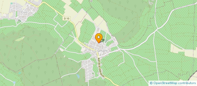 localisation de l'entreprise MADAME NATHALIE RIVIERE à CRAMANT