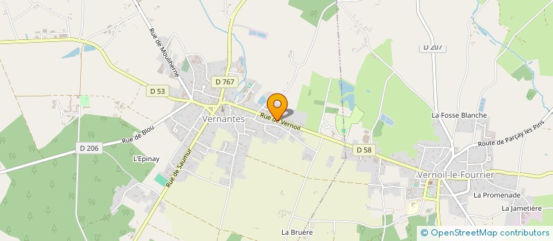 localisation de l'entreprise MADAME NATHALIE RIVIERE à VERNANTES