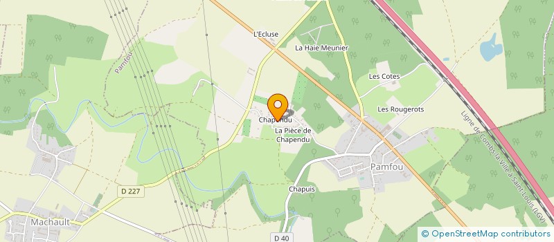 localisation de l'entreprise MADAME NATHALIE RIVIERE  PAMFOU