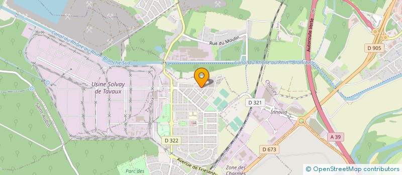 localisation de l'entreprise MADAME NATHALIE ROBERT  TAVAUX