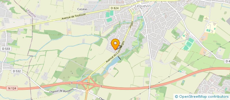 localisation de l'entreprise MADAME NATHALIE ROBERT  LEGUEVIN