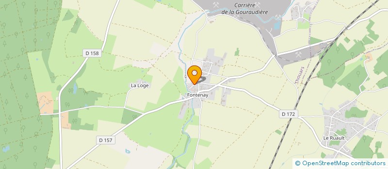 localisation de l'entreprise MADAME NATHALIE ROBERT à THOUARS
