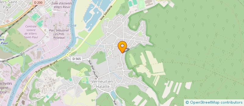 localisation de l'entreprise MADAME NATHALIE ROBILLARD  VERNEUIL-EN-HALATTE