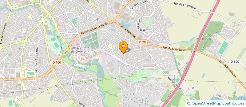 localisation de l'entreprise MADAME NATHALIE ROBINEAU à CHOLET