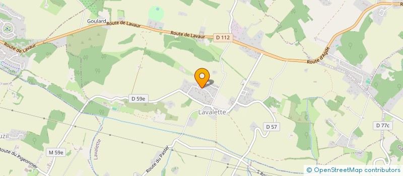 localisation de l'entreprise MADAME NATHALIE ROCABRUNA  LAVALETTE