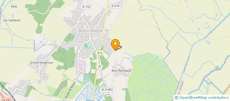 localisation de l'entreprise MADAME NATHALIE ROCH  BREUIL-MAGNE